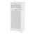 Dulap de Baie cu Cos pentru Rufe Incorporat, Dimensiuni 90x38x40cm, MDF Alb