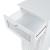 Dulap de Baie cu Cos pentru Rufe Incorporat, Dimensiuni 90x38x40cm, MDF Alb
