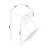 Dulap de Baie cu Cos pentru Rufe Incorporat, Dimensiuni 90x38x40cm, MDF Alb