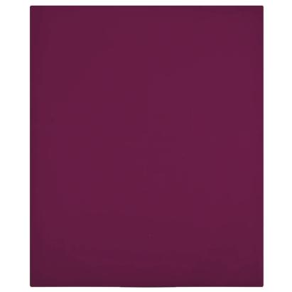 Cearșaf de pat cu elastic, bordo, 180x200 cm, bumbac GartenMobel Dekor