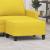 Taburet, galben deschis, 70x55x41 cm, material textil GartenMobel Dekor