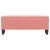 Bancă, roz, 100x35x41 cm, catifea GartenMobel Dekor