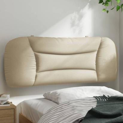 Pernă pentru tăblie de pat, crem, 100 cm, material textil GartenMobel Dekor