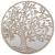 Oglindă rotundă,nisip,40x2,5 cm,fier, utilizare în interior GartenMobel Dekor