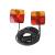 Set lampi magnetice pentru remorca, fisa 7 pini, cablu intre stopuri de 2.5m, cablu fisa 7.5m 12 V Cod: BK69080 Automotive TrustedCars