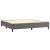 Cadru de pat box spring, gri, 200x200 cm, piele ecologică GartenMobel Dekor