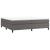 Cadru de pat box spring, gri, 200x200 cm, piele ecologică GartenMobel Dekor