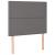 Pat box spring cu saltea, gri, 120x200 cm, piele ecologică GartenMobel Dekor