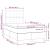 Pat box spring cu saltea, alb, 120x200 cm, piele ecologică GartenMobel Dekor