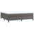 Pat box spring cu saltea, gri, 200x200 cm, piele ecologică GartenMobel Dekor
