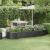 Strat înălțat grădină 249x100x36 cm oțel vopsit electrostatic GartenMobel Dekor