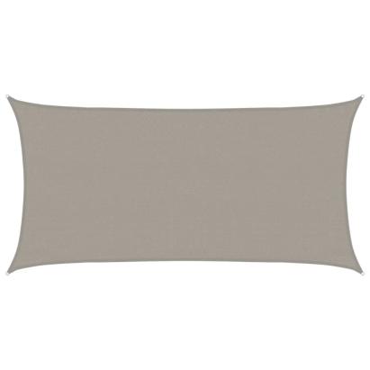 Pânză parasolar, gri deschis dreptunghiular 3x6 m HDPE 160 g/m² GartenMobel Dekor