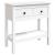 Masă consolă, alb, 75x35x75 cm, lemn masiv de pin GartenMobel Dekor
