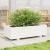 Jardinieră de grădină, alb, 90x40x26,5 cm, lemn masiv de pin GartenMobel Dekor