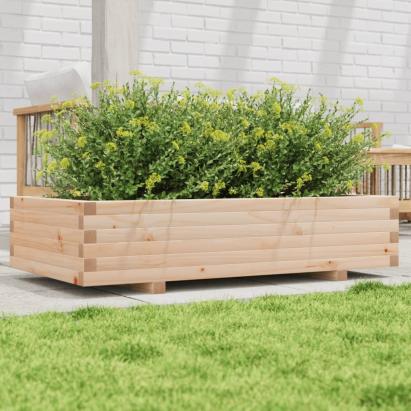 Jardinieră de grădină, 110x60x26,5 cm, lemn masiv de pin GartenMobel Dekor