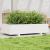 Jardinieră de grădină, alb, 110x60x26,5 cm, lemn masiv de pin GartenMobel Dekor