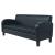 Set canapea 2 buc. Piele artificială Negru GartenMobel Dekor