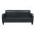 Set canapea 2 buc. Piele artificială Negru GartenMobel Dekor
