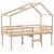 Pat înalt cu acoperiș, 75x190 cm, lemn masiv de pin GartenMobel Dekor