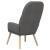 Scaun de relaxare, gri închis, material textil GartenMobel Dekor