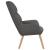 Scaun de relaxare, gri închis, material textil GartenMobel Dekor
