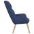 Scaun de relaxare, albastru, material textil GartenMobel Dekor
