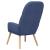 Scaun de relaxare, albastru, material textil GartenMobel Dekor