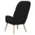Scaun de relaxare, negru, material textil GartenMobel Dekor