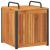 Cutie de perne de exterior 45x45x45/53cm lemn masiv acacia/oțel GartenMobel Dekor
