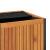 Cutie de perne de exterior 45x45x45/53cm lemn masiv acacia/oțel GartenMobel Dekor