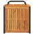 Cutie de perne de exterior 45x45x45/53cm lemn masiv acacia/oțel GartenMobel Dekor