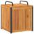 Cutie de perne de exterior 45x45x45/53cm lemn masiv acacia/oțel GartenMobel Dekor