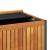 Cutie de perne de exterior 85x45x45/53cm lemn masiv acacia/oțel GartenMobel Dekor