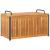 Cutie de perne de exterior 85x45x45/53cm lemn masiv acacia/oțel GartenMobel Dekor
