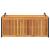 Cutie perne de exterior 110x45x42/53cm lemn masiv acacia/oțel GartenMobel Dekor