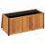 Cutie perne de exterior 110x45x42/53cm lemn masiv acacia/oțel GartenMobel Dekor