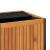 Cutie perne de exterior 110x45x42/53cm lemn masiv acacia/oțel GartenMobel Dekor