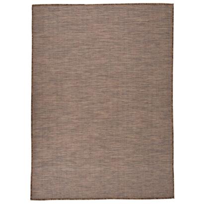 Covor de exterior, maro, 200x280 cm, țesătură plată GartenMobel Dekor