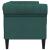 Canapea Chesterfield cu 2 locuri, verde închis, material textil GartenMobel Dekor