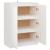 Dulap, alb, 60x36x84 cm, lemn masiv de pin GartenMobel Dekor