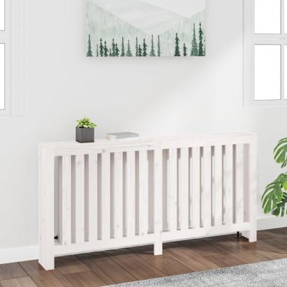 Mască pentru calorifer, alb, 169x19x84 cm, lemn masiv de pin GartenMobel Dekor