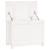 Cutie de depozitare, alb, 60x32x45,5 cm, lemn masiv de pin GartenMobel Dekor