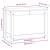 Cutie de depozitare, alb, 60x32x45,5 cm, lemn masiv de pin GartenMobel Dekor