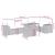 Set canapele de grădină, 7 piese, cu perne, bej, poliratan GartenMobel Dekor
