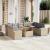Set canapele de grădină cu perne, 10 piese, bej, poliratan GartenMobel Dekor