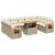 Set canapele de grădină cu perne, 10 piese, bej, poliratan GartenMobel Dekor