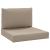 Perne de canapea din paleți, 2 buc., gri taupe, material textil GartenMobel Dekor