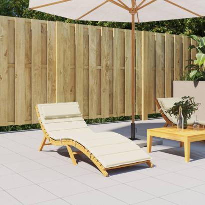 Pernă de șezlong, crem, 180x60x3 cm, textil Oxford GartenMobel Dekor