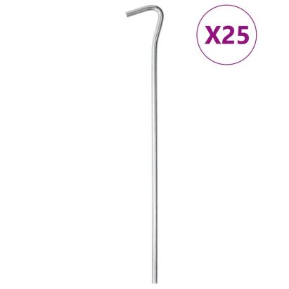 Țăruși de cort, 25 buc., 23 cm, Ø5 mm, oțel galvanizat GartenMobel Dekor