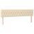 Pat box spring cu saltea, crem, 200x200 cm, textil GartenMobel Dekor